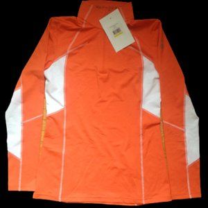 Spyder Orange and White Long Sleeve Top